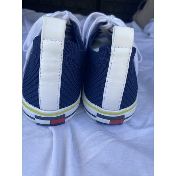 WOMEN'S TOMMY HILFIGER (TWOANA) RIBBED KNIT TEXTILE ATHLETIC SNEAKERS 9.5 - Picture 4 of 8